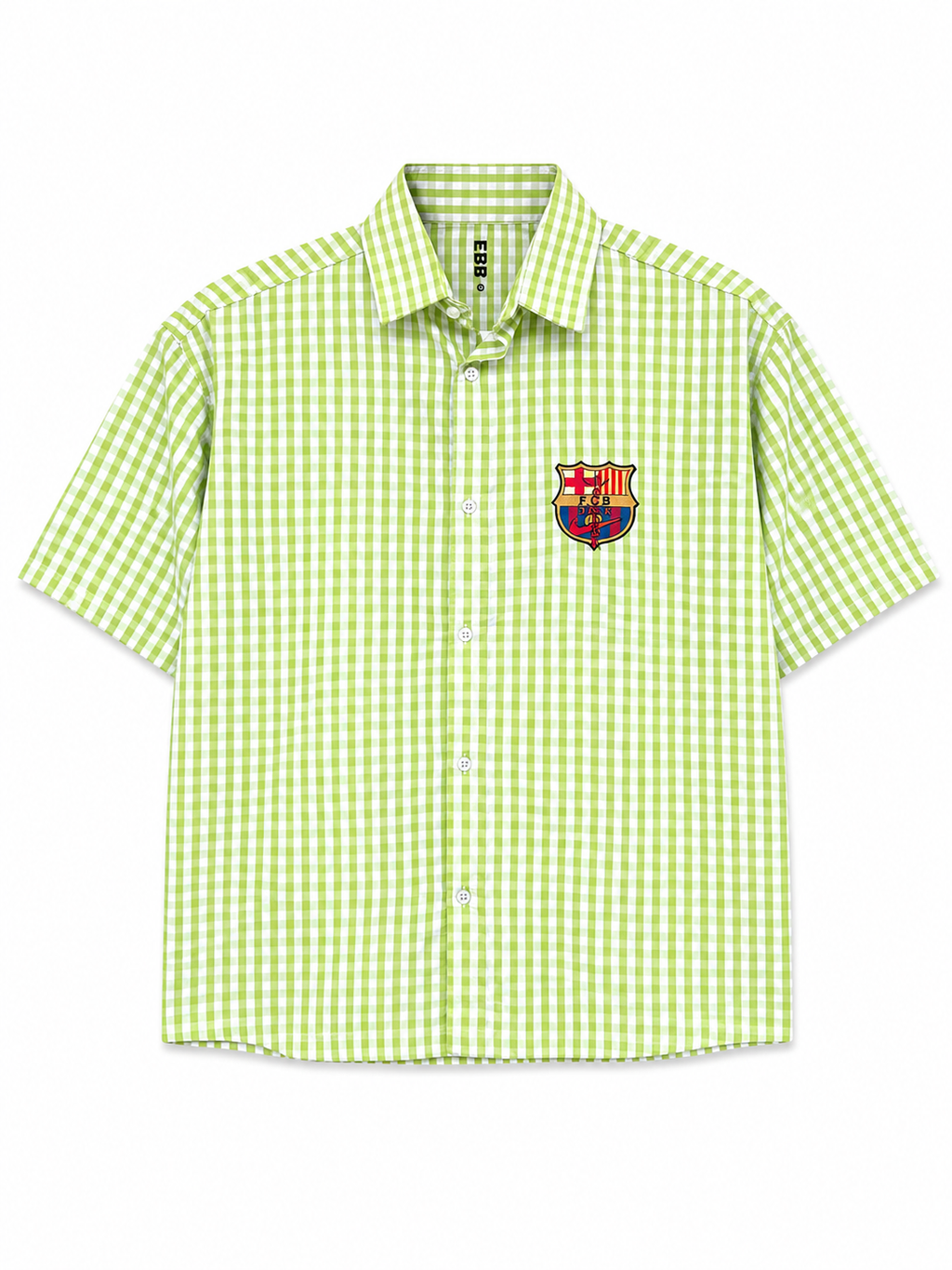 FC Barcelona "The Boys" Gingham Casual Shirt.