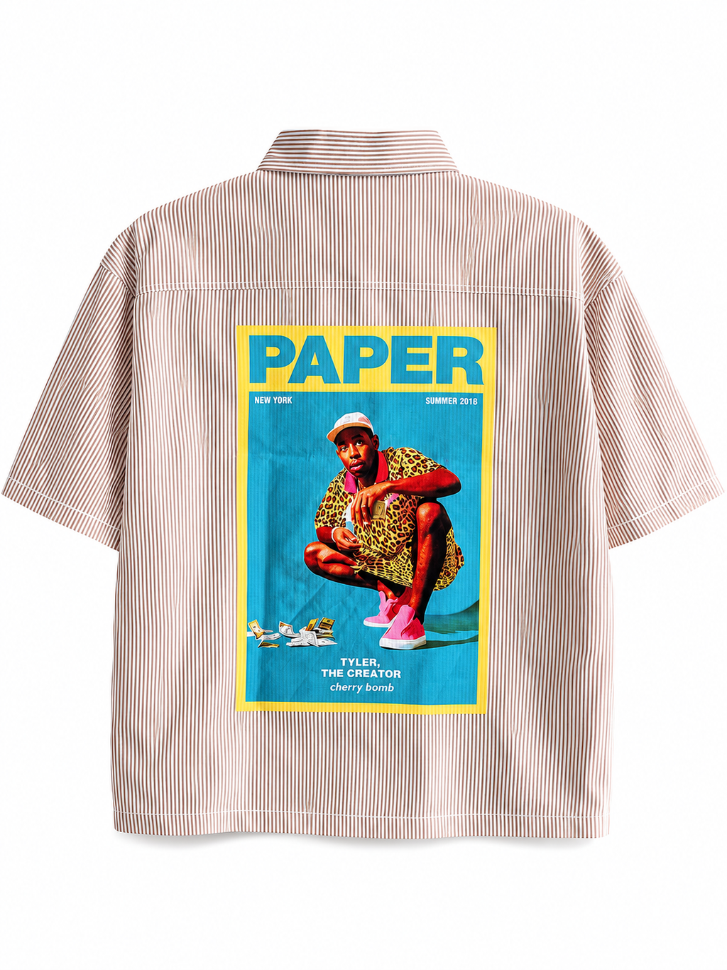 The Creator" Striped Boxy Shirt – Paper Magazine Edition